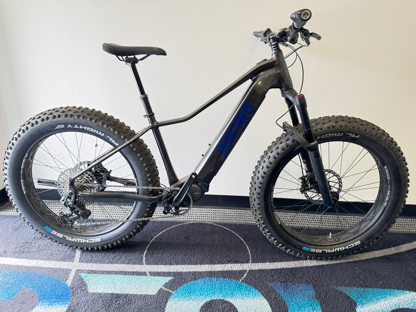 Keystone Electric Fat Bike - Medium Gray & Blue (ID 21206)