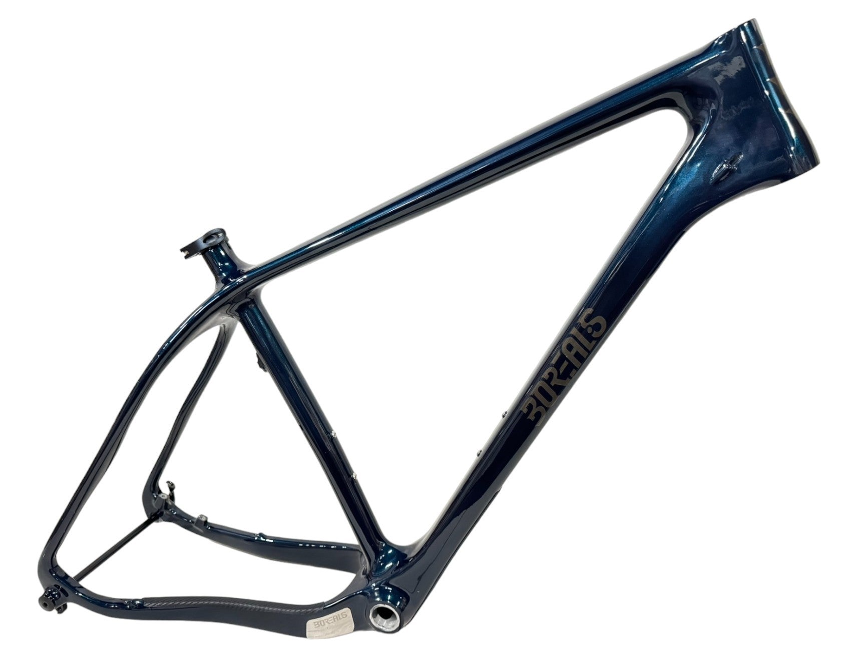 Crestone (Carbon) -  NEW Frame Only Size XL Midnight Blue & Bronze