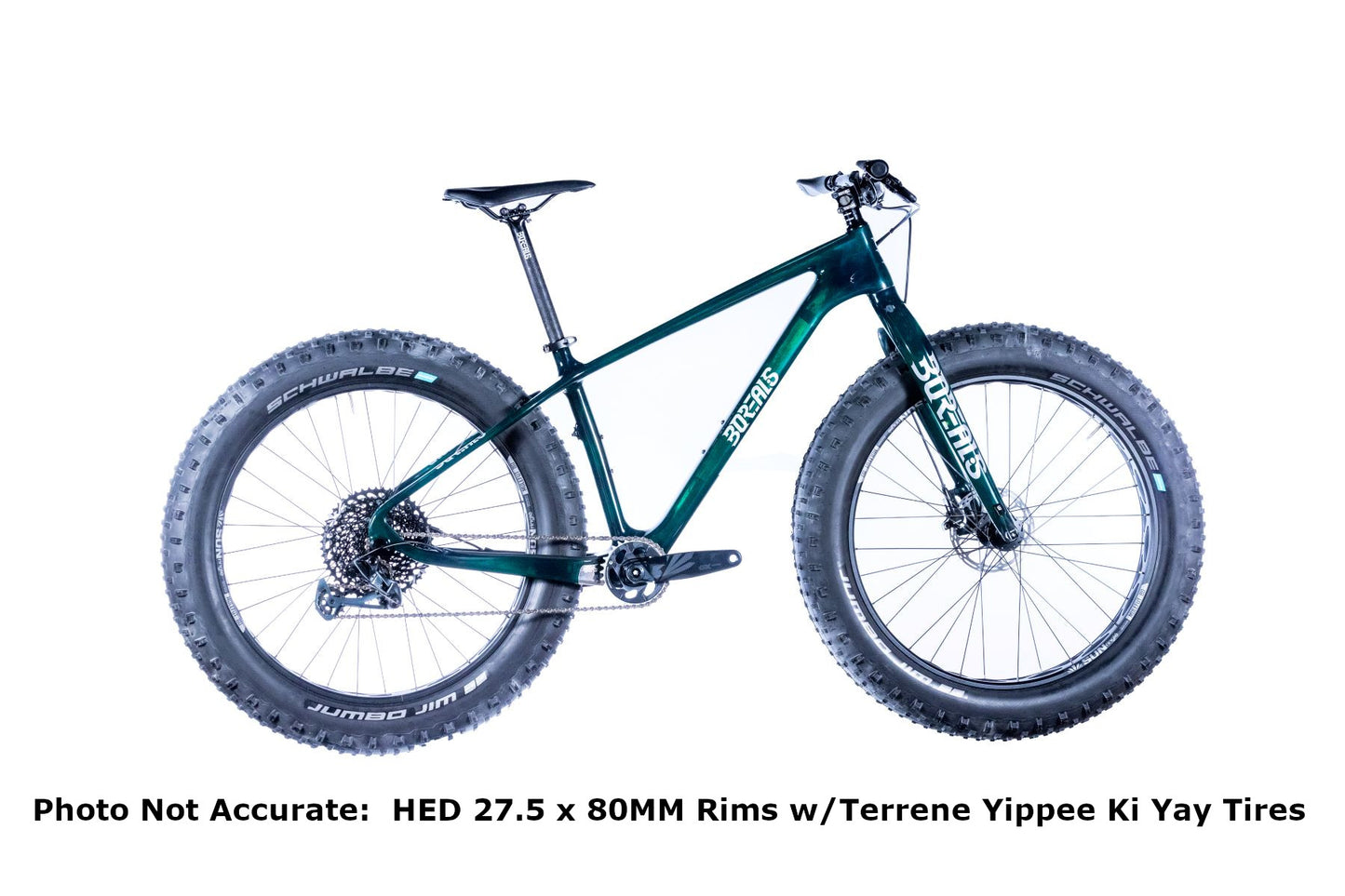 Crestone (Carbon) - XL Green & Silver