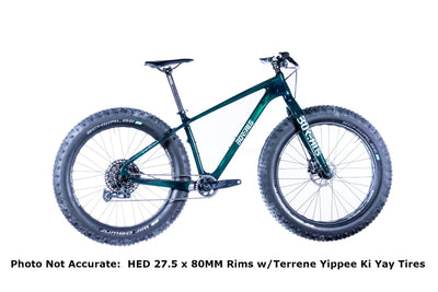 Crestone (Carbon) - XL Green & Silver