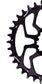 Chainring - Alugear Oval  34T, Black